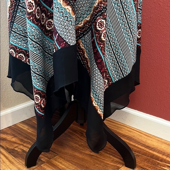 PerSeption Concept - Multicolor Sleeveless Maxi Dress Size 1X - Picture 4 of 10